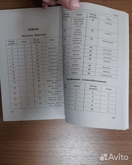 Сборник заданий с ответами егэ русский язык