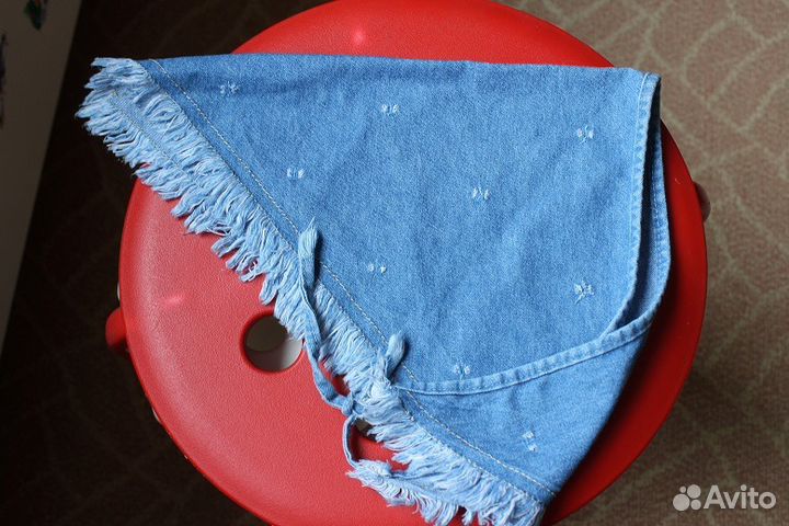 Косынка джинс