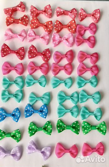 Бантики для украшения 40 шт