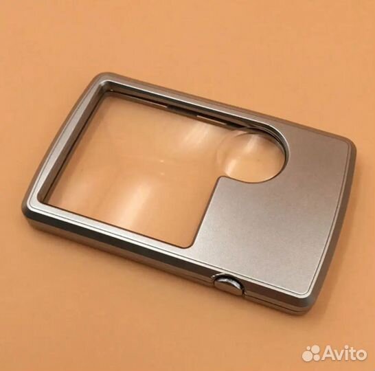 Лупа карманная 3Х/6Х с подсветкой