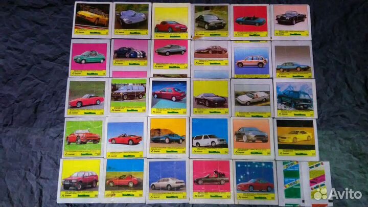 Вкладыши от жвачек разные