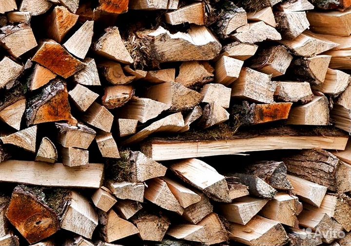Дрова естесвенной влажности
