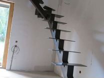 Металлический Каркас Лестницы под Обшивку в Коттед