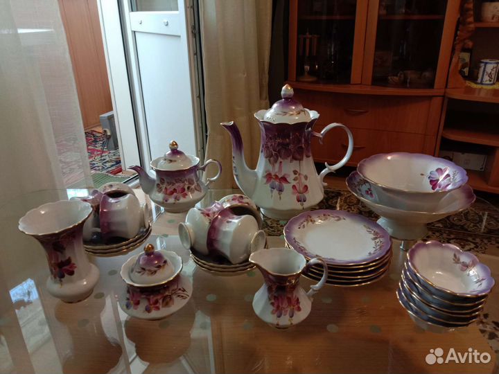 Чайный сервиз фарфор новый