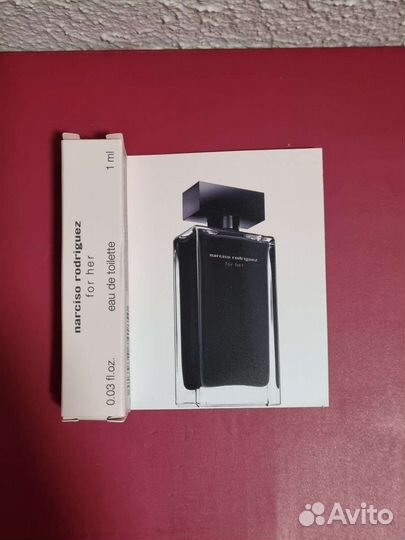 Пробник Narciso Rodriguez for her и Dior homme