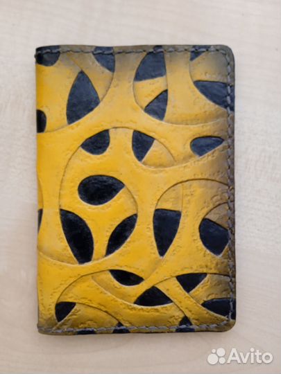 Обложка на паспорт ручная работа, натуральная кожа