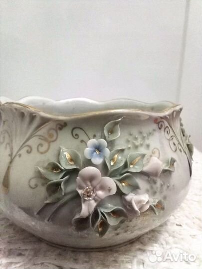 Вазы 4 шт для цветов и конфетница