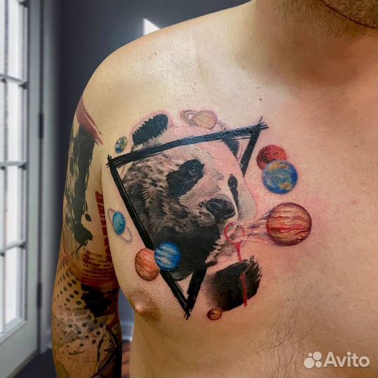 Тату, Татуировка, Перекрытие татуировок, Tattoo