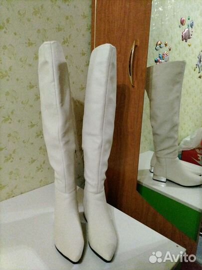 Сапоги женские ботфорты 39