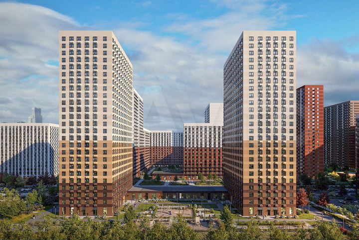 2-к. квартира, 34,1 м², 24/25 эт.