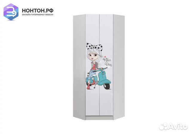 Шкаф угловой Вега fashion-1 белый