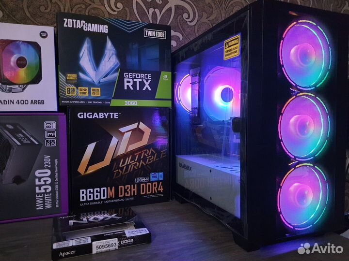 Специально Для Игр Core i5 12400B660+RTX3060 12G