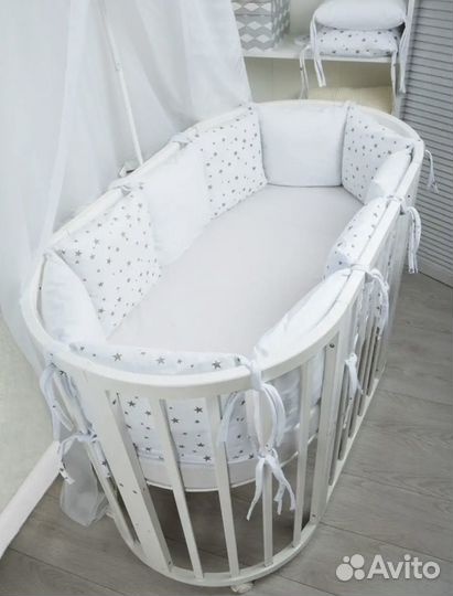 Бортики в детскую кроватку