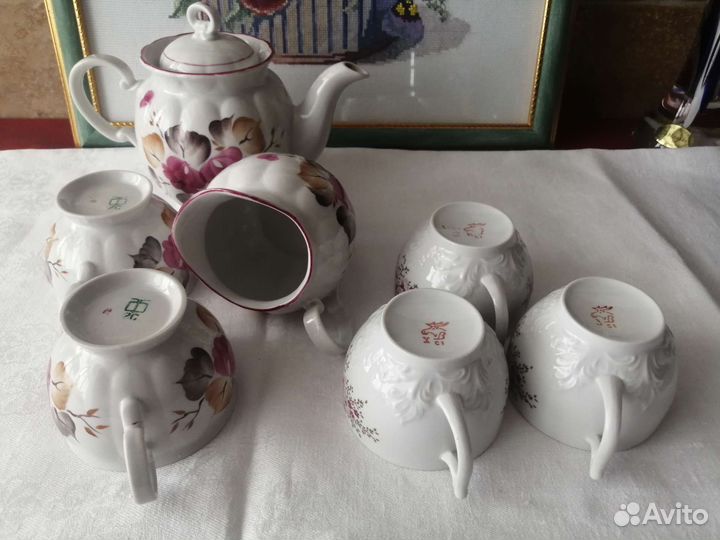 Чайный сервиз СССР Рига и Вербилки