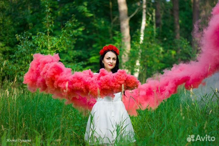 Цветной дым для фотосессии 0511