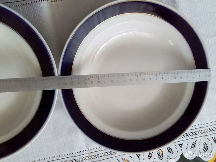 Большие тарелки парами