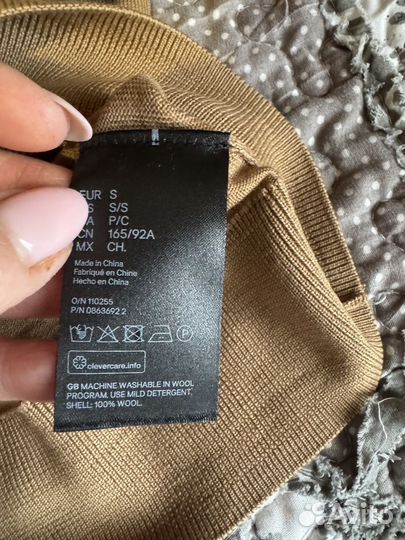 Водолазка новая hm 100% шерсть