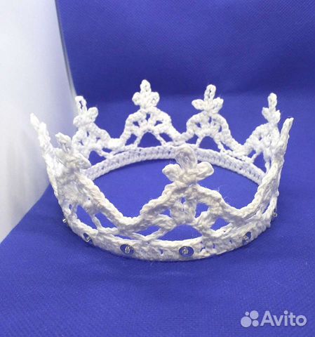 Корона вязаная