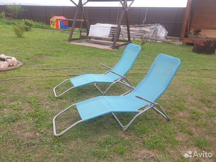 Кресло шезлонг складное