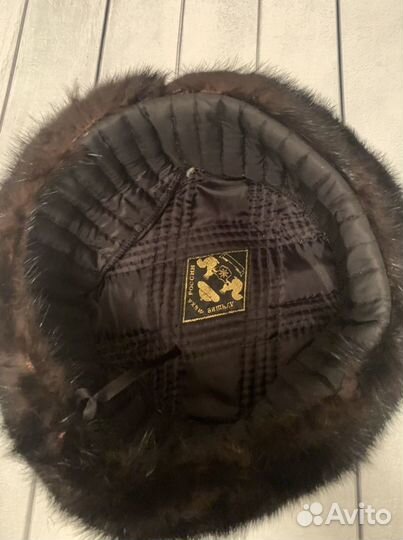 Мужская норковая шапка