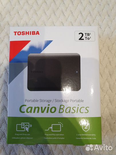 Внешний HDD Toshiba Canvio Basics 2Tb