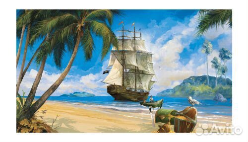 Фото обои -Пиратский корабль