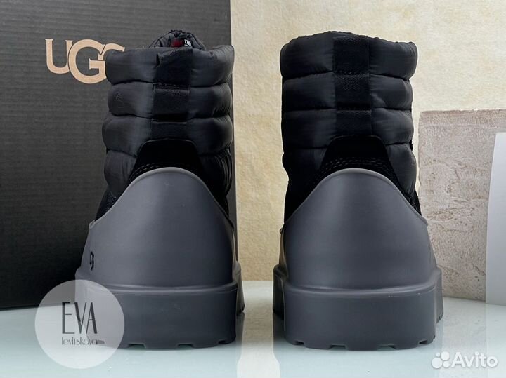 Ugg мужские угги с галошами Lace up черный