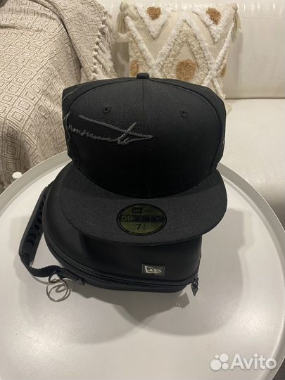 Бейсболка yohji yamamota Black NEW ERA 59 ifty