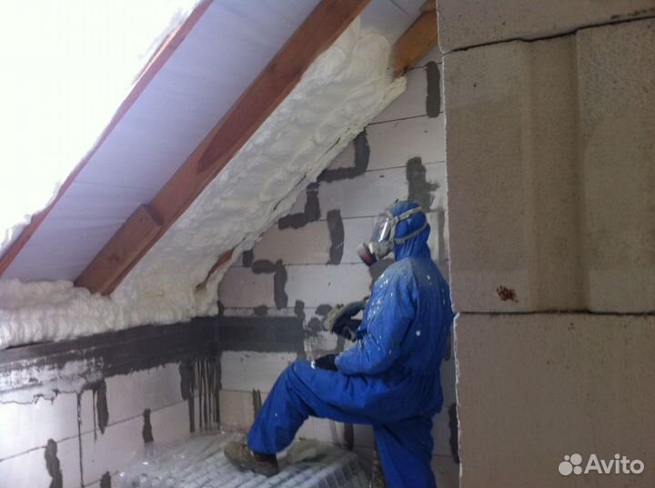 Утепление пенополиуретаном