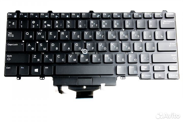 Клавиатура для ноутбука Dell E7470 Черная p/n: 0D