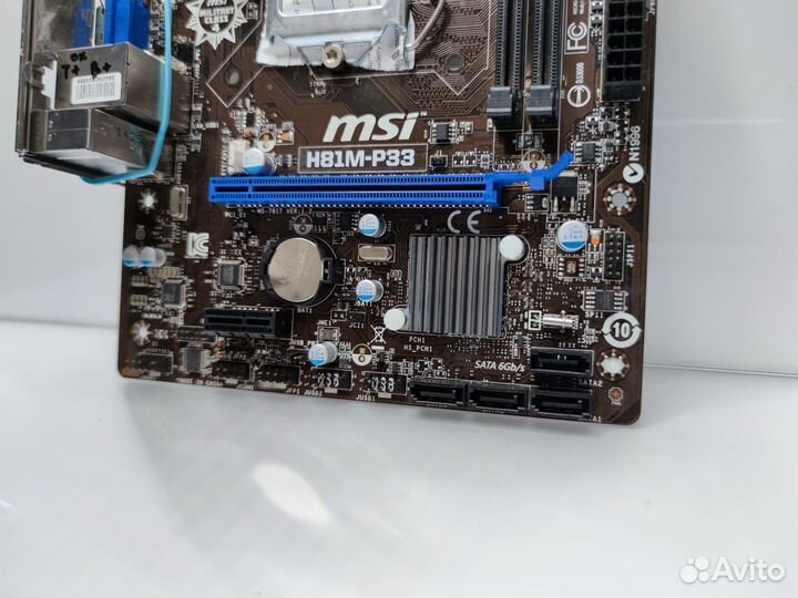 Материнская плата LGA 1150 MSI H81M-P33