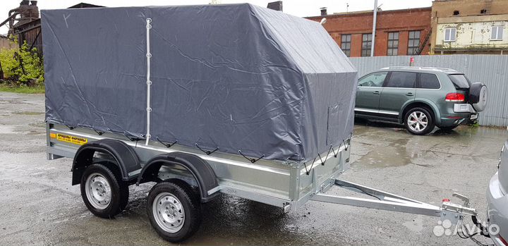 Двухосный прицеп кмз-7194 F5 3,0х1,51 метра
