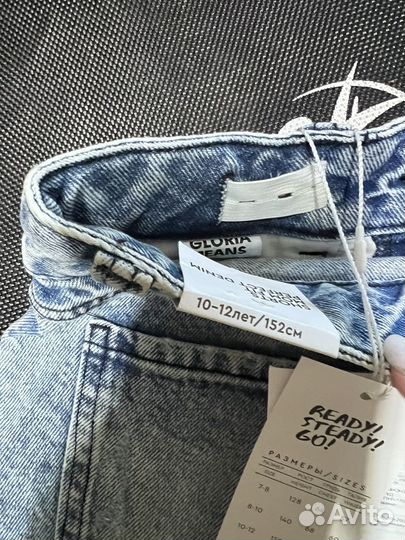 Шорты джинсовые для девочки 10-12 лет (152)