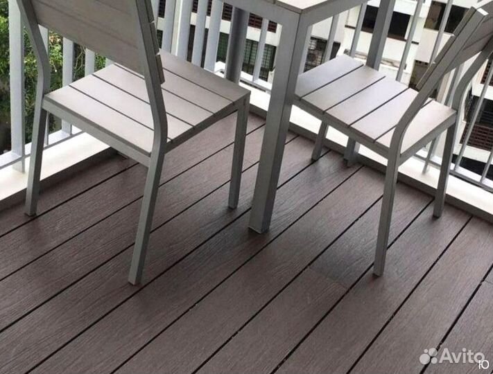 Террасная доска дпк крупный вельвет