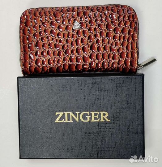 Маникюрный набор Zinger, 8предметов, чехол кожа