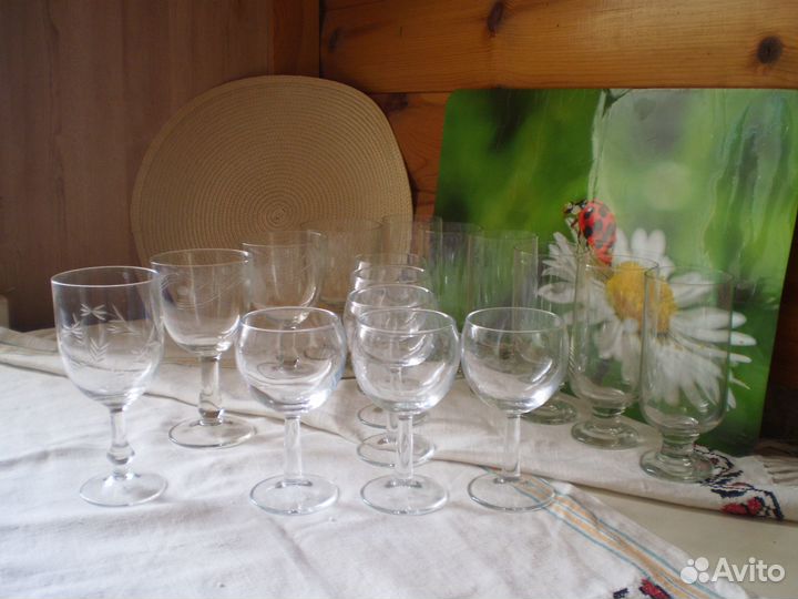 Фужеры, стопки, рюмки СССР