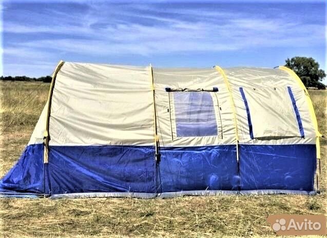 Палатка туристическая 4-Х местная lanyu 1801