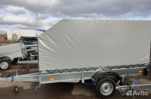 Прицеп для снегохода огонь