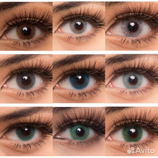 Линзы контактные цветные