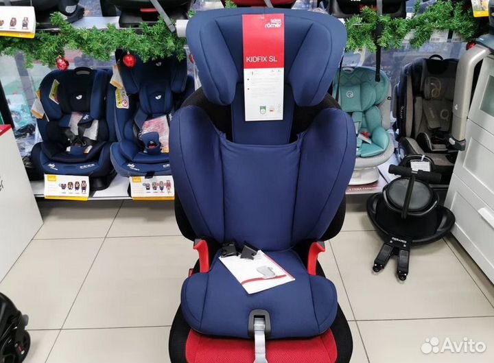 Britax Roemer Kidfix SL, 15-36 кг Black Series Moo