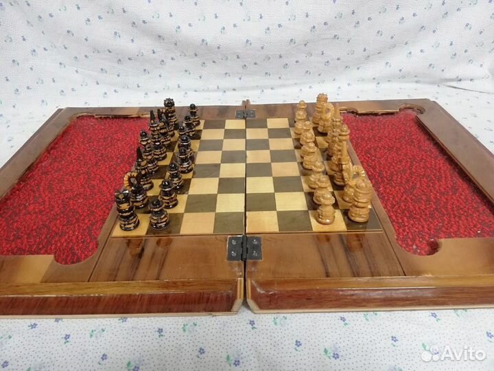 Шахматы СССР ручная работа 60-е г.г