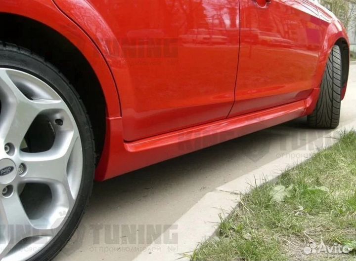 Накладки на пороги на форд фокус 2 хэтчбек