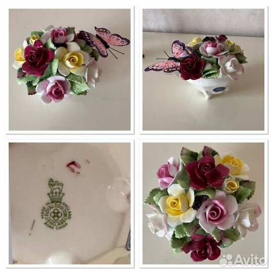 Форфоровые цветы Royal Doulton Capodimonte