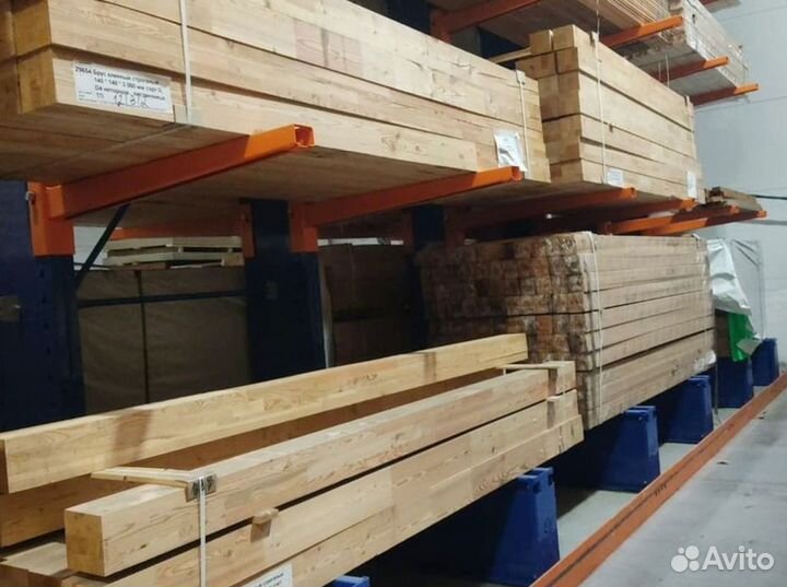 Брус клееный строганый 90*90*3000 мм сорт AB