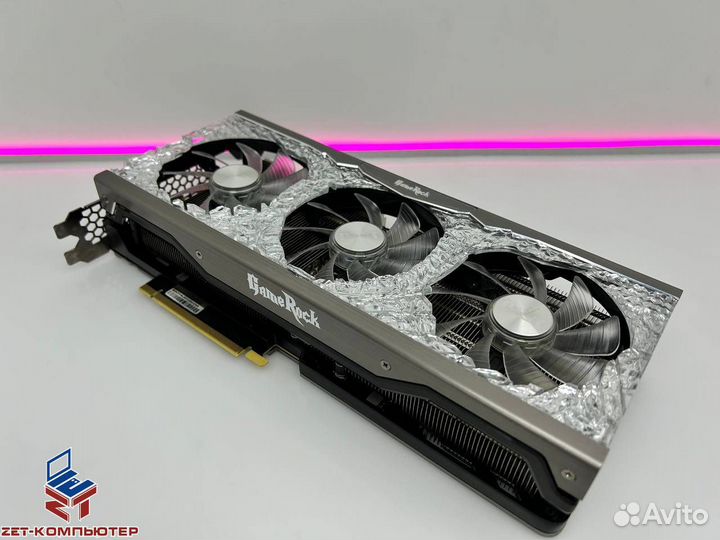 Видеокарта 10.0 Гб Palit RTX 3080 LHR GameRock