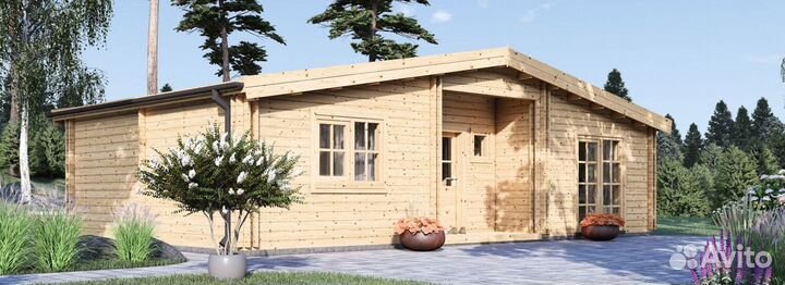 Дом из бруса филипп 44 10,5x6