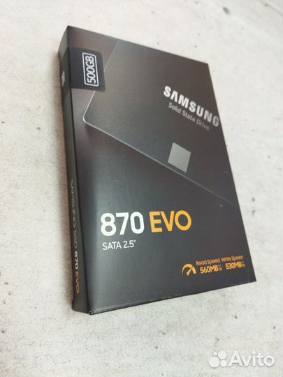 SSD Samsung 870 EVO 500 гб (MZ-77E500B/EU) Новый