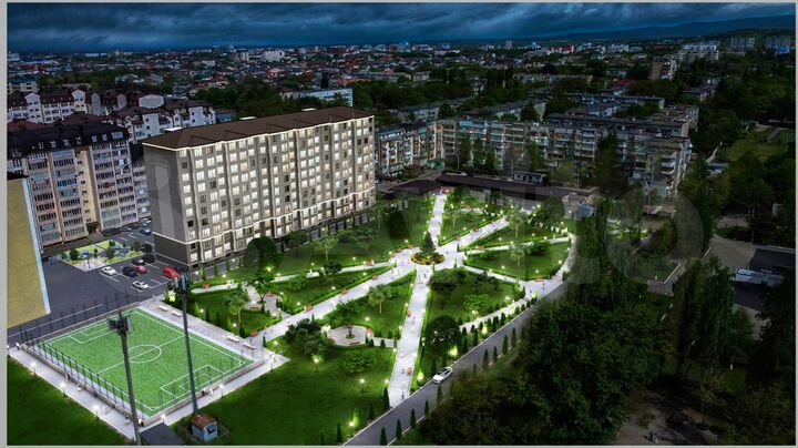 3-к. квартира, 122,5 м², 2/10 эт.