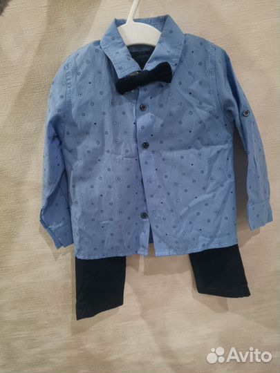 Рубашка и брюки для мальчика 92