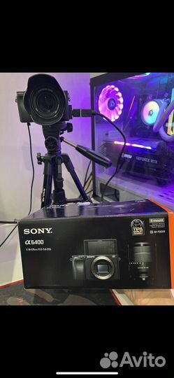 Фотоаппарат Sony Alpha ilce-6400 kit 18-135 mm